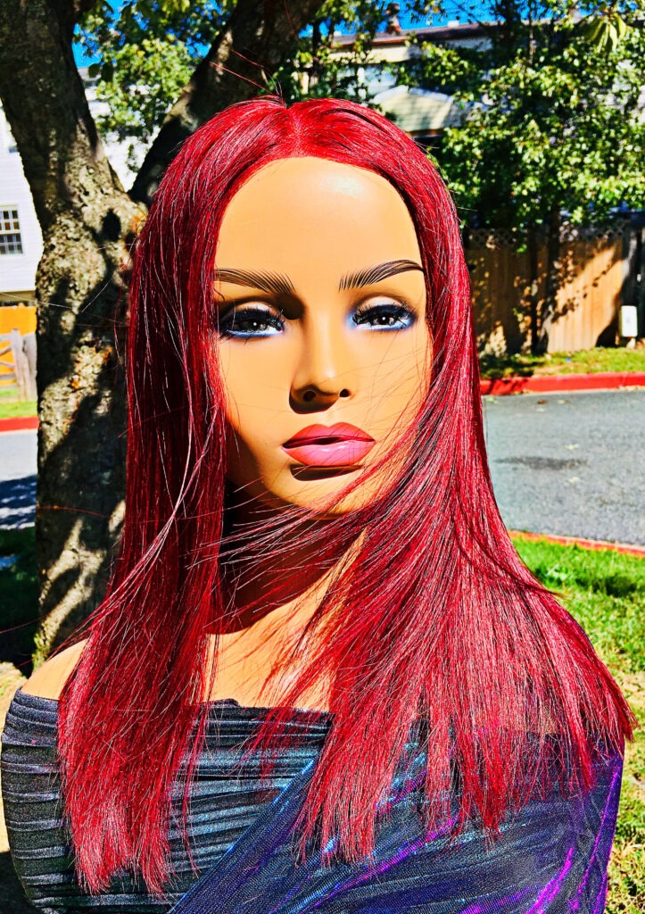 Human Hair Wigs Straight Short Bob 13 x 4 Lace Frontal Wig Color 99J Wine